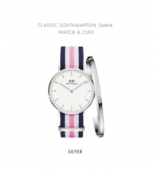 Daniel wellington quartz watch with Bracelet Two piece set