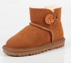 kid's snow boots 5991 Brown size EU24-35