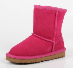 kid's snow boots 5281 Rose red size EU24-35