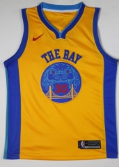 NBA new season Nike Jersey No. 30 Kali city version of the city version of the Yellow fan version S-XXL