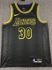 Men's Los Angeles Lakers Julius Randle Nike Black Swingman Jersey - City Edition