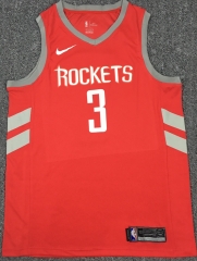 Nike NBA rockets 3 Paul jerseys city version basketball uniform Ariza final red