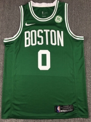 Nike Jersey NBA basketball suit Celtic Tatum No. 0 Jersey authentic green