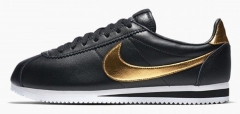 Nike Cortez Basic Leather 902801-002 Black gold eur 36-44