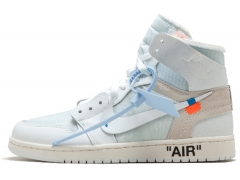 Air Jordan 1 x OFF-WHITE Basketball shoes AQ0818-100