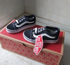 Vans old skool Boy canvas shoes for girls Lace up flat shoes