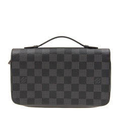 LV Men's Bag New Zipper Handbag Large Wallet N41503