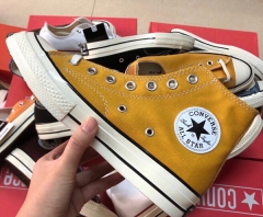 Converse 1970s Yellow High Canvas Shoes 162054C Size EU35-44