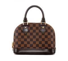 LV Fashion chessboard mini-shell handbag N41221
