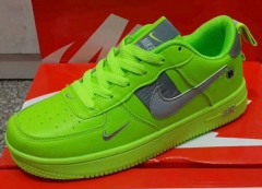 NIKE AIR FORCE 1 AF 1 OW Fluorescence Flat Shoes Size EU 36-44