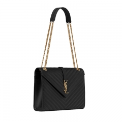 Saint Laurent Women's Monogram Loulou Leather Shoulder Bag