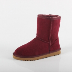 Snow Boots 5825 Middle Tops Wine red size EU35-45