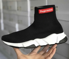 Supreme x Balenciaga Black Knitted Socks Sneakers Size EU36-44