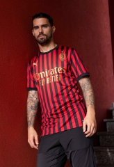 19 AC milan 120 years 4 soccer jersey Size S-3XL