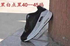 Nike air max 90 black white spot black men size EU40-45