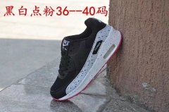 Nike air max 90 black white spot pink  women size EU36-40