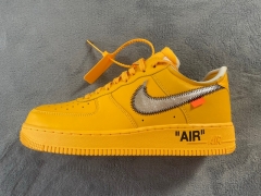 DD1876-700 Off-White x Nike Air Force 1 Low University Gold 36-45
