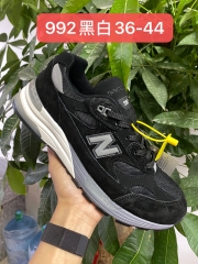 New Balance 992 black white Size 36-44