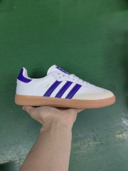 Adidas Originals Samba white purple board shoes Size EU36-45