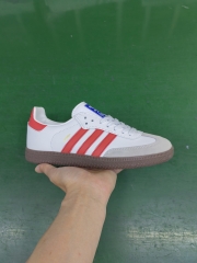 Adidas Originals Samba  white red board shoes Size EU36-45