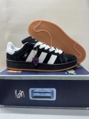 ADIDAS campus board shoes black white brown  size eur36-45