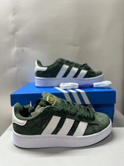 ADIDAS campus board shoes green white size eur36-45