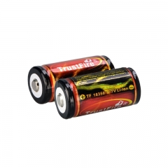 TrustFire 18350 1200mAh Li-ion Recharbeable Protected Battery (2PCS)