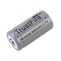 TrustFire 16340 RCR123A 880mAh Li-ion Recharbeable Battery (2PCS)