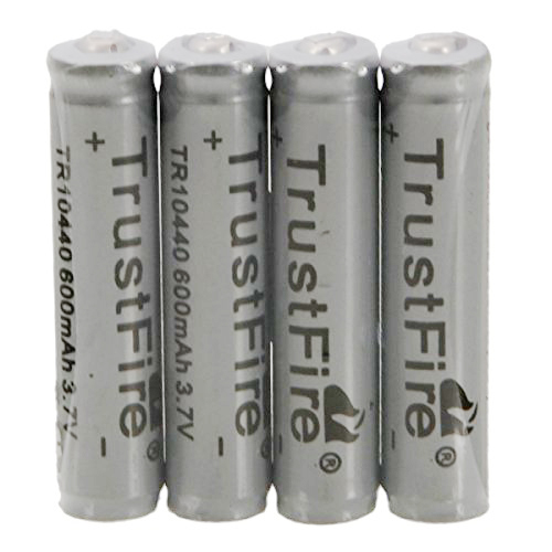 TrustFire AAA 10440 600mAh Li-ion Recharbeable Protected Battery (2PCS)