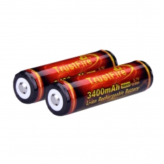 TrustFire 18650 3400mAh Li-ion Recharbeable Protected Battery (2PCS)