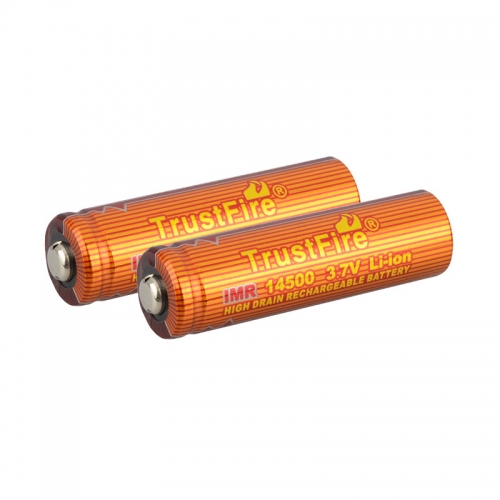 TrustFire IMR 14500 700mAh Lithium-ion 3.7V High Drain Recharbeable Battery (2PCS)