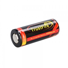 TrustFire 26650 5000mAh Li-ion Recharbeable Protected Battery (1 pc)