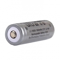 UltraFire 18500 1600mAh Li-ion Recharbeable Protected Battery (2PCS)