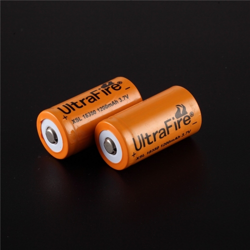 UltraFire 18350 1200mAh Li-ion Recharbeable Battery (2PCS)