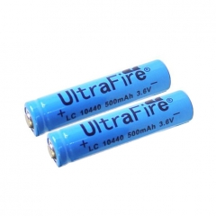 UltraFire AAA 10440 500mAh Li-ion Recharbeable Battery (2PCS)