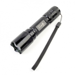 UltraFire C308 CREE U2 LED 5 Mode 800 Lumens 3.7V-6V 18650/AAA Detachable Flashlight Torch Black