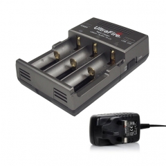 UltraFire WF-128S UK Plug 4.2V 1000mA 3-Slot Li-ion Battery Charger