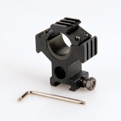 Aluminum Alloy Caliber 25mm/30mm Gun Mount Bracket with Hex Wrench for Flashlight Laser