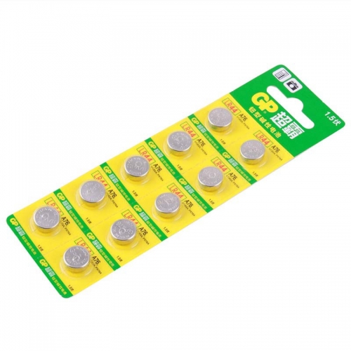 50 pcs of GP LR44 A76 V13GA PX76A 1.5V Button Alkaline Battery Cell