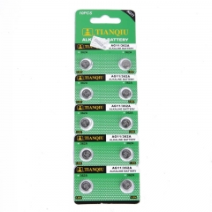 50 pcs of AG13/357A LR44 303/357 L1154 AG13 1.55V Alkaline Button Cell Coin Battery