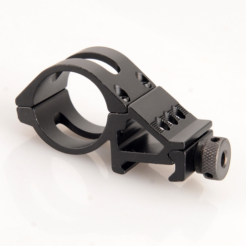 Caliber 25mm Offset Ring Side Gun Mount Aluminum Alloy for Flashlight Laser