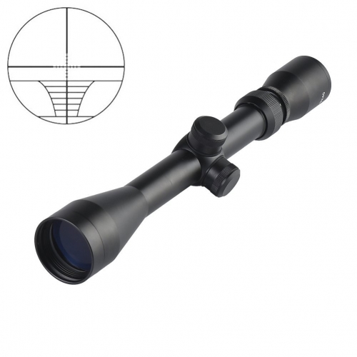 Tactical 3-9 x 40 Laser Gun Sight Rifle Scope