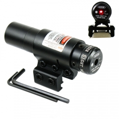 Tactical 5mW Red Laser Rifle Scope with Gun Mounts (3 X AG13)