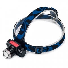 UniqueFire CREE XPE Q3 MicroUSB Rechargeable Zoom Headlight Headlamp