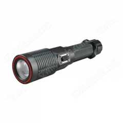 Magnetic Suction Charging 3xAAA/1x18650 Generic 300lm Optical Zooming Flashlight Torch(FX-X4)