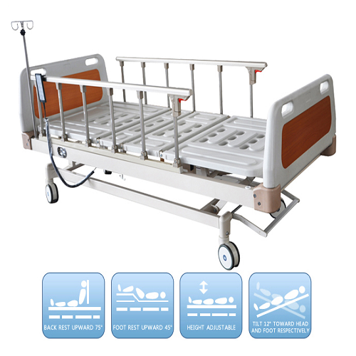 Electric Hospital Bed With Five Functions
