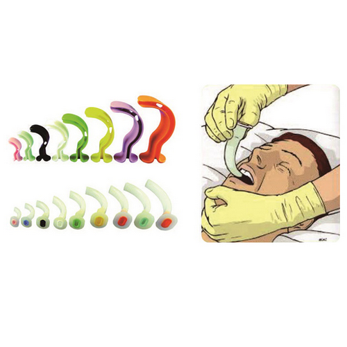 Berman Type Oropharyngeal Airway(Colorful) For Medical Use