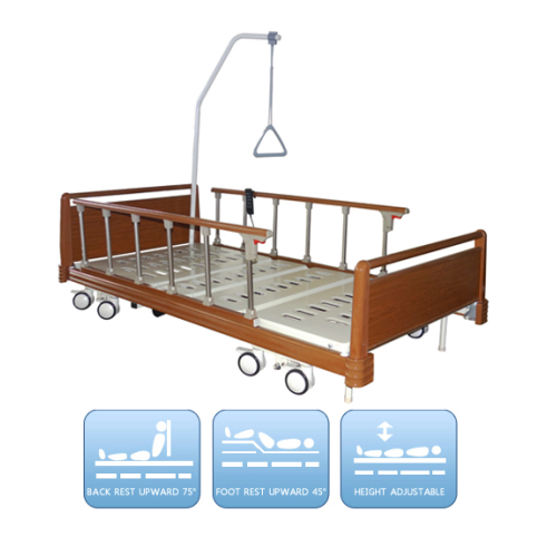 Medical ICU Extra Low Electric Hospital Bed For Elder