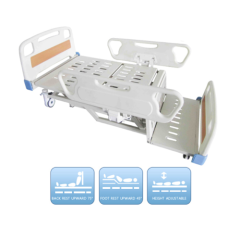 Electric ICU Bed With Central Braking