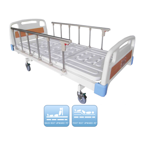 Manual Bed With 2 Cranks Medical Bed